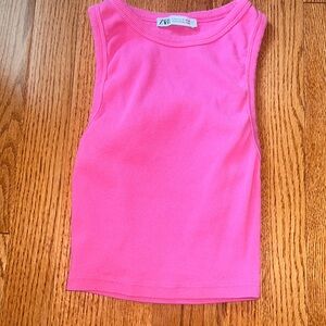Zara Pink Crop Top